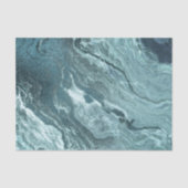 Gekristalliseerde Blauwgroen agaat | Donkere Aqua  Tissuepapier (Voorkant)