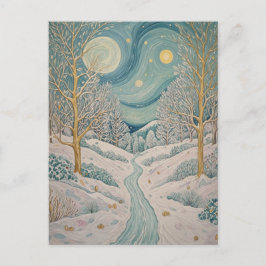 Gekristalliseerde kreek briefkaart