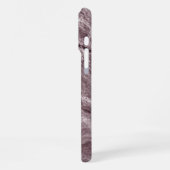 Gekristalliseerde Mauve Agaat | Stoffelijk Roos Ro iPhone Hoesje (Linkerkant)