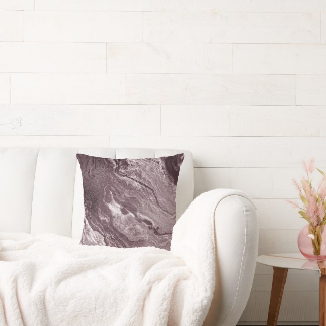Gekristalliseerde Mauve Agaat | Stoffelijk Roos Ro Kussen (Bank)