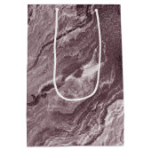 Gekristalliseerde Mauve Agaat | Stoffelijk Roos Ro Medium Cadeauzakje (Achterkant)