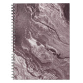 Gekristalliseerde Mauve Agaat | Stoffelijk Roos Ro Notitieboek (Voorkant)