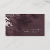 Gekristalliseerde Mauve Agaat | Stoffelijk Roos Ro Visitekaartje (Voorkant)