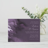 Gekristalliseerde Paarse Agaat | Gemarmerde datums Kaart (Staand voorkant)