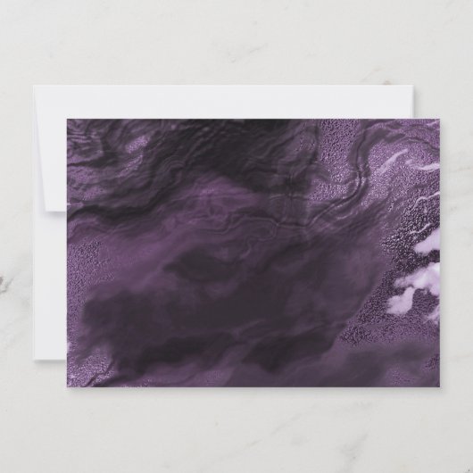 Gekristalliseerde Paarse Agaat | Gemarmerde datums Kaart (Achterkant)