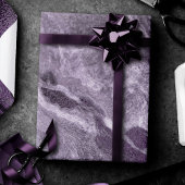 Gekristalliseerde Paarse agaat | Moody gemarmerde  Cadeaupapier