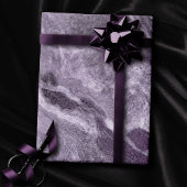 Gekristalliseerde Paarse agaat | Moody gemarmerde  Cadeaupapier