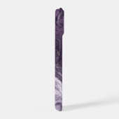 Gekristalliseerde Paarse agaat | Moody gemarmerde  iPhone 15 Case (Rechterkant)