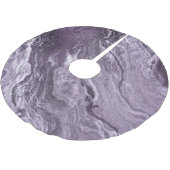 Gekristalliseerde Paarse agaat | Moody gemarmerde  Kerstboom Rok (Gekanteld)