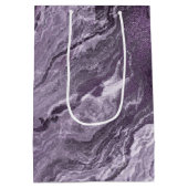 Gekristalliseerde Paarse agaat | Moody gemarmerde  Medium Cadeauzakje (Achterkant)