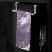 Gekristalliseerde Paarse agaat | Moody gemarmerde  Theedoek