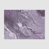 Gekristalliseerde Paarse agaat | Moody gemarmerde  Tissuepapier (Voorkant)