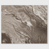 Gekristalliseerde rode agaat | Ruby Crimson gemarm Cadeaupapier (Vlak)