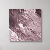 Gekristalliseerde rode agaat | Ruby Crimson gemarm Canvas Afdruk (Voorkant)