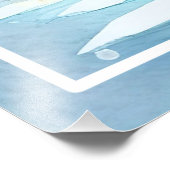 Gekristalliseerde schattige Baby draak Foto Afdruk (Hoek)