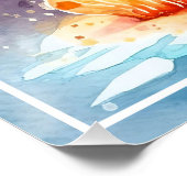 Gekristalliseerde schattige Baby draak Perfect Poster (Hoek)