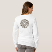 gekromde hakenkruis t-shirt (Achterkant volledig)