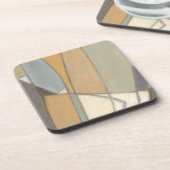 Gekromde lijnen en gedempte aartafels drankjes onderzetter (Linkerzijde)