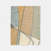 Gekromde lijnen en gedempte aartafels fleece deken (Voorkant)