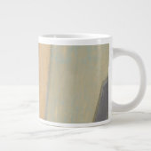 Gekromde lijnen en gedempte aartafels grote koffiekop (Rechts)