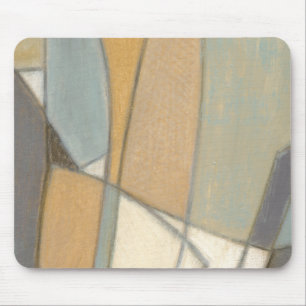 Gekromde lijnen en gedempte aartafels muismat