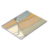 Gekromde lijnen en gedempte aartafels notitieboek (Linkerzijde)