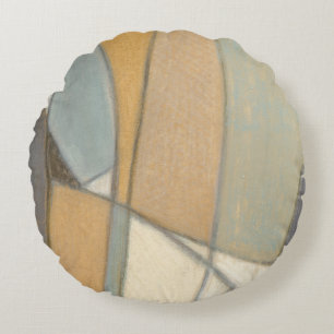 Gekromde lijnen en gedempte aartafels rond kussen