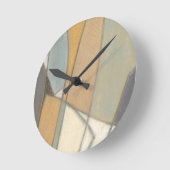 Gekromde lijnen en gedempte aartafels ronde klok (Hoek)