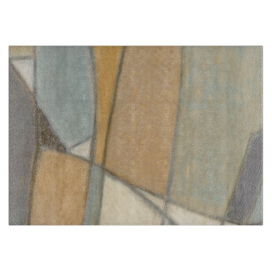 Gekromde lijnen en gedempte aartafels snijplank (Voorkant)