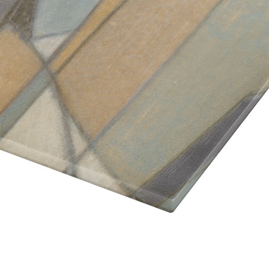 Gekromde lijnen en gedempte aartafels snijplank (Hoek)