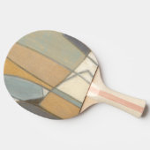 Gekromde lijnen en gedempte aartafels tafeltennisbatje (Zijkant)