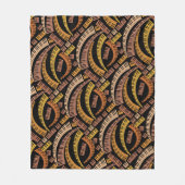 Gekromde pianoketoestel fleece deken (Voorkant)