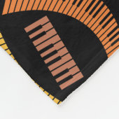 Gekromde pianoketoestel fleece deken (Hoek)