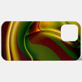 Gekromde spiraaltjes in gepolijst en opgepompt sep Case-Mate iPhone case (Achterkant (horizontaal))