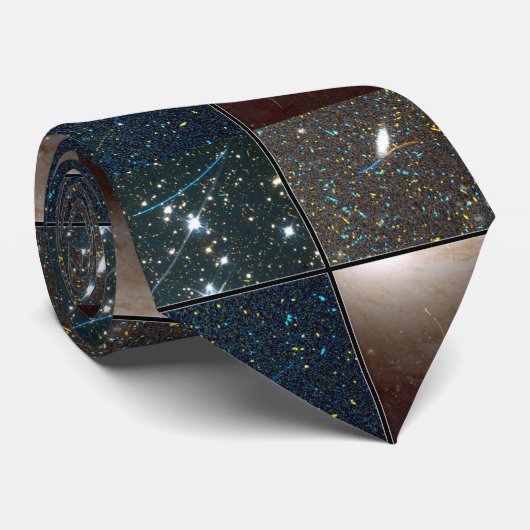 Gekromde sporen van kleine asteroïden stropdas (Opgerold)