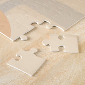 Gekromde transparante vormen met tekstruimte legpuzzel (Zijkant)