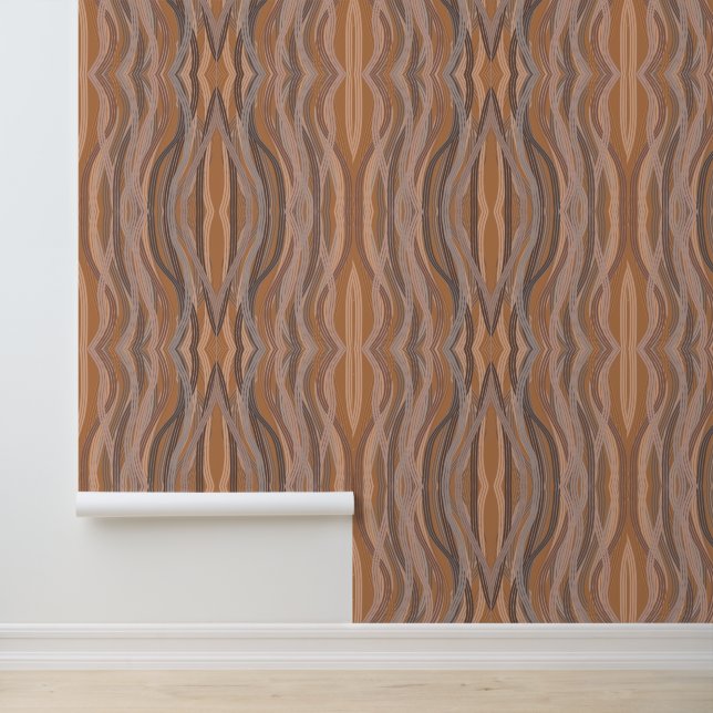 Gekromde verbindingen behang (Applicatie)