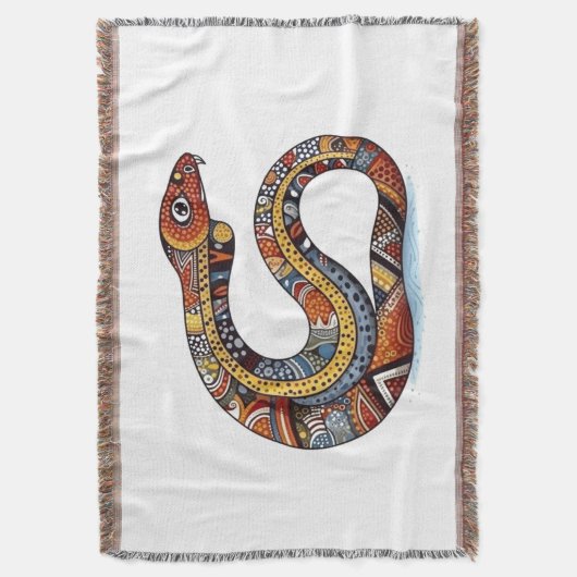 gekronkelde aardslang deken (Voorkant Verticaal)