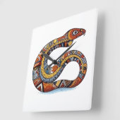 gekronkelde aardslang vierkante klok (Hoek)