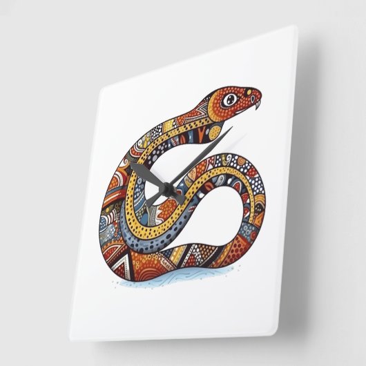 gekronkelde aardslang vierkante klok (Hoek)