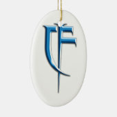 GEKROOKT FANG XMess Ornament (Rechts)