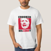GEKROOKT HILLIAIR - Anti-Hillary - T-shirt (Voorkant)