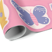 gekroond elegantiepatroon cadeaupapier (Rol Hoek)