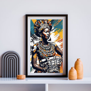 Gekroond in Ritme en Vuur Poster