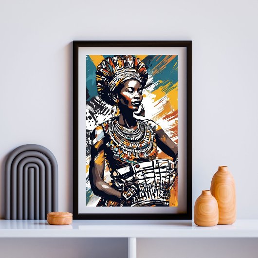 Gekroond in Ritme en Vuur Poster