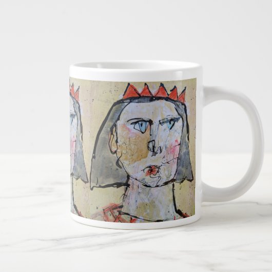 gekroond met liefde jumbo Mok (Rechts)