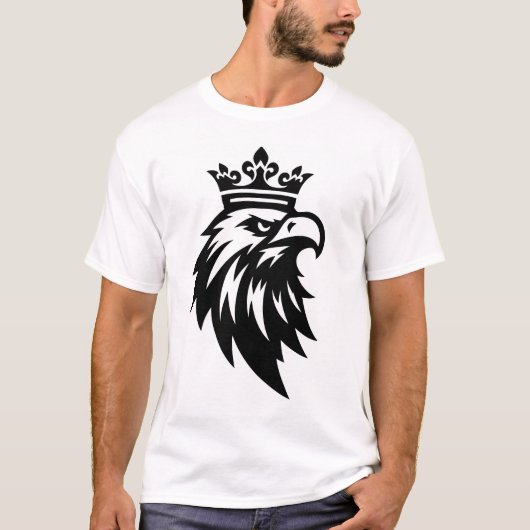 “Gekroonde Adelaar – Koninklijke Power Tee” T-shirt (Voorkant)