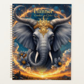 Gekroonde Bewaker van de Hemelse Poort de olifant Planner (Voorkant)