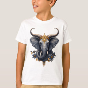 Gekroonde Bewaker van de Hemelse Poort de olifant T-shirt