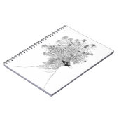 Gekroonde Duif Spiraal Notebook Notitieboek (Linkerzijde)